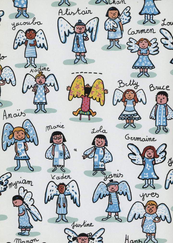 Les Petits Anges by Andrée Prigent - 4 X 6 Inches (10 Postcards)