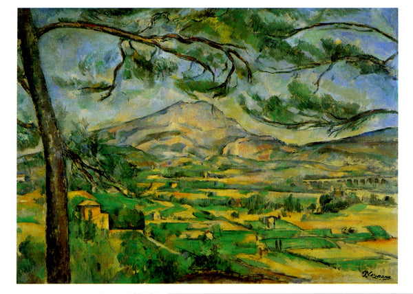 La Montagne Sainte-Victoire au grand pin, 1887 by Paul Cézanne - 4 X 6 Inches (10 Postcards)