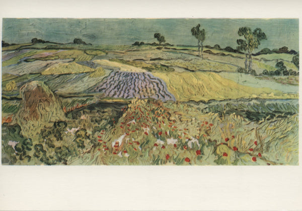 La Plaine d'Auvers-sur-Oise, 1890 by Vincent Van Gogh - 4 X 6 Inches (10 Postcards)