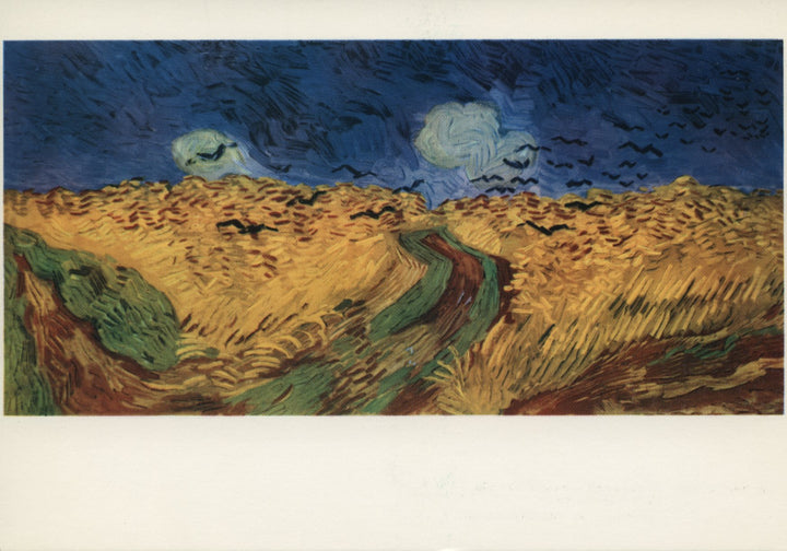 Champ de Blé aux Corbeaux, 1890 by Vincent Van Gogh - 4 X 6 Inches (10 Postcards)
