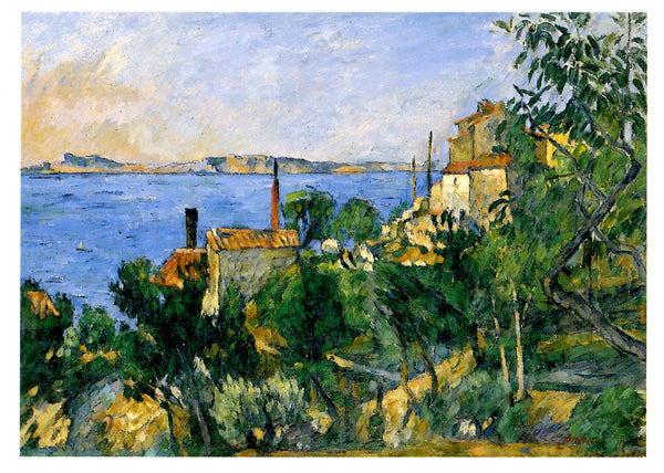 La Mer à l'Etasque by Paul Cézanne - 4 X 6 Inches (10 Postcards)