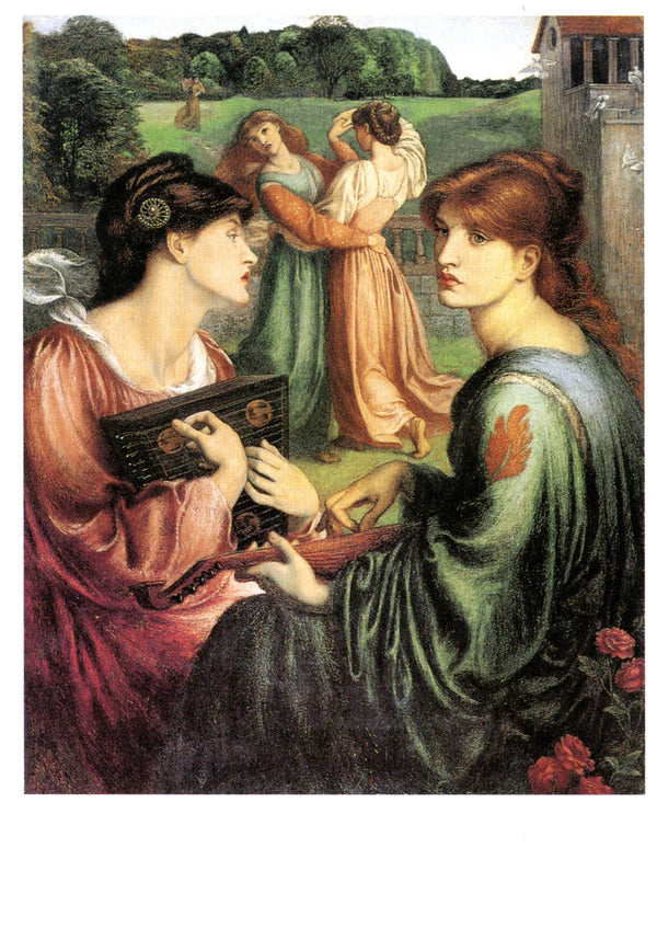 Concert dans le pré, 1872 by Dante Gabriel Rossetti - 4 X 6 Inches (10 Postcards)