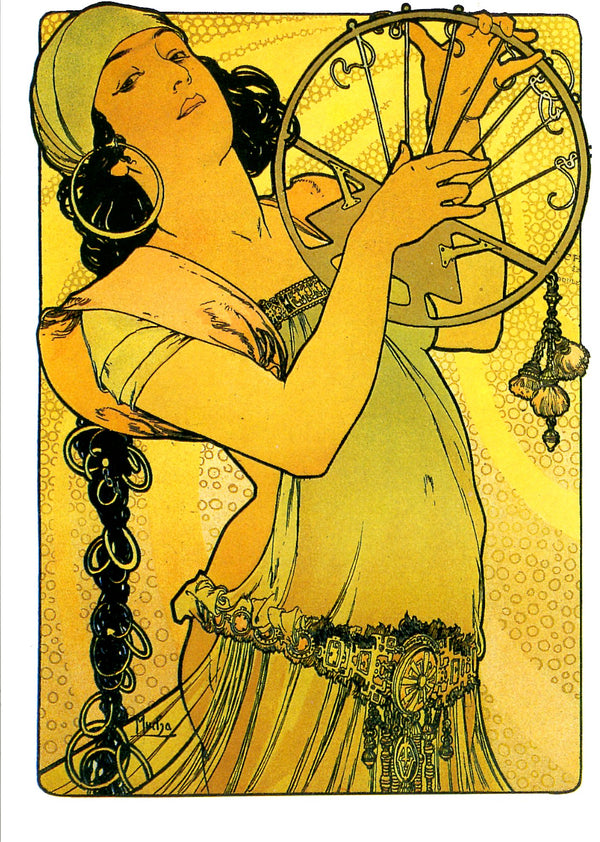 Salomé by Alphonse Mucha - 4 X 6 Inches (10 Postcards)