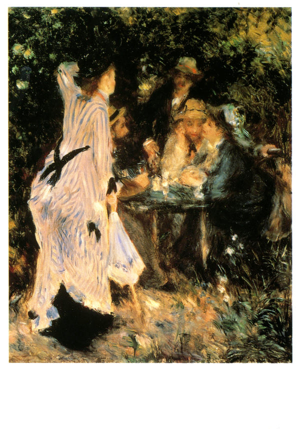 Sous la tonnelle au Moulin de la Galette by Pierre Auguste Renoir - 4 X 6 Inches (10 Postcards)