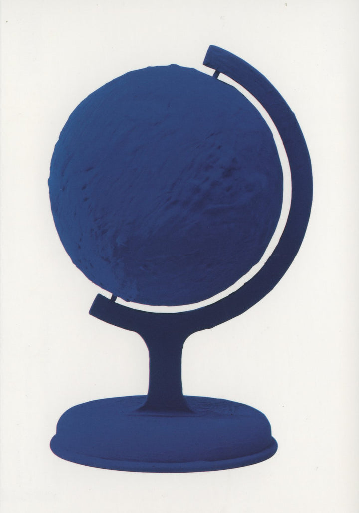 Globe Terrestre Bleu by Yves Klein - 4 X 6 Inches (10 Postcards)