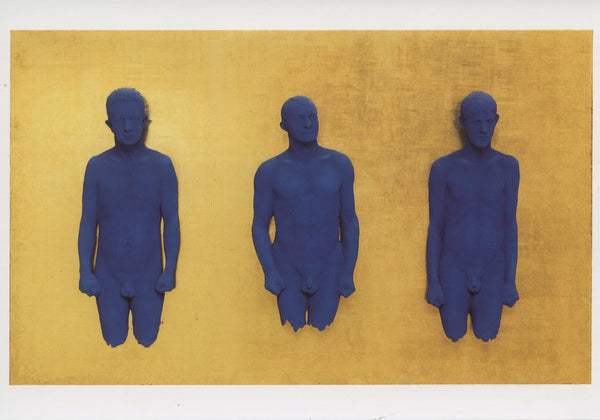 Portrait Relief de Claude Pascal, Arman et Martial Raysse by Yves Klein - 4 X 6 Inches (10 Postcards)