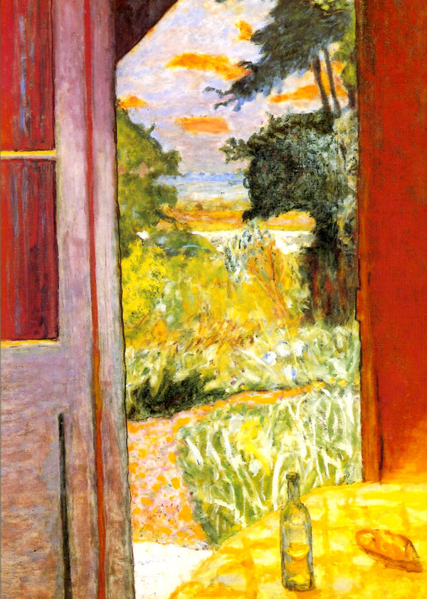 La porte-fenêtre ouverte, 1921 by Pierre Bonnard - 4 X 6 Inches (10 Postcards)