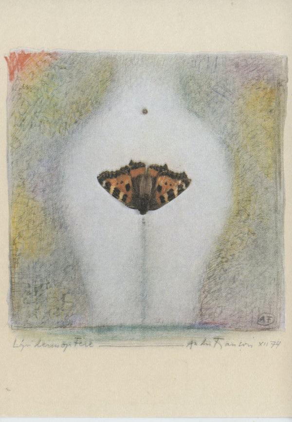 Lépidermoptère, 1974 by André François - 4 X 6 Inches (10 Postcards)