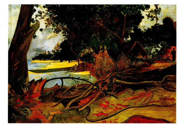 Te Bourao (Le Gros Arbre) by Paul Gauguin - 4 X 6 Inches (10 Postcards)