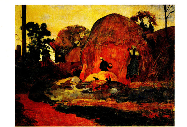 Les Meules Jaunes by Paul Gauguin - 4 X 6 Inches (10 Postcards)