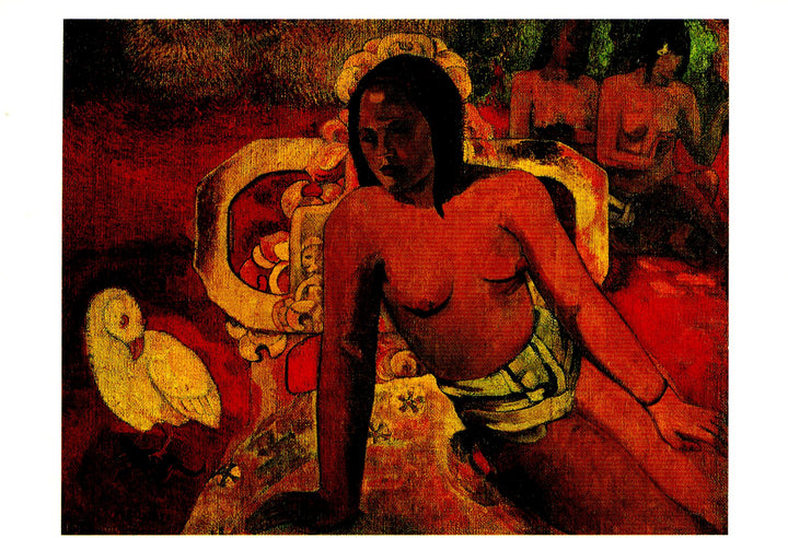 Vairumati, 1897 by Paul Gauguin - 4 X 6 Inches (10 Postcards)