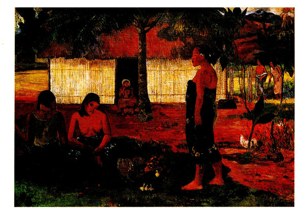 No Te Aha Oe Riri (Pourquoi es-tu Faché ?) by Paul Gauguin - 4 X 6 Inches (10 Postcards)