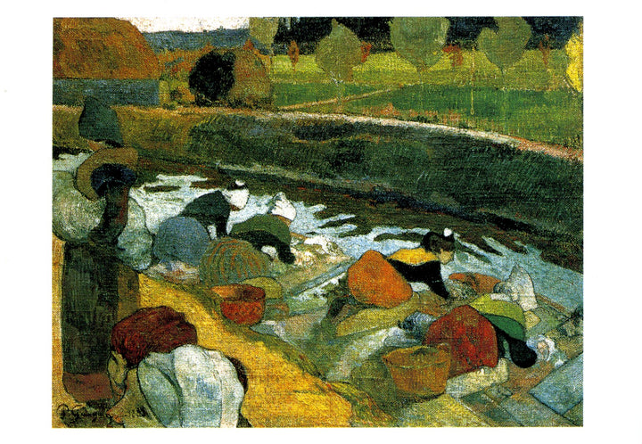 Les Lavandières, Arles, 1888 by Paul Gauguin - 4 X 6 Inches (10 Postcards)