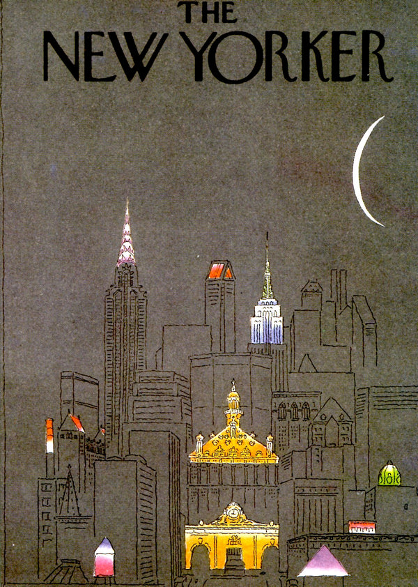 New-York illuminée by R.O Blechman - 4 X 6 Inches (10 Postcards)
