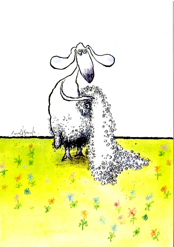 Printemps Doux by Ronald Searle - 4 X 6 Inches (10 Postcards)