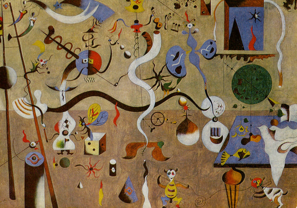 Le Carnaval d'Arlequin by Joan Miro - 4 X 6 Inches (10 Postcards)