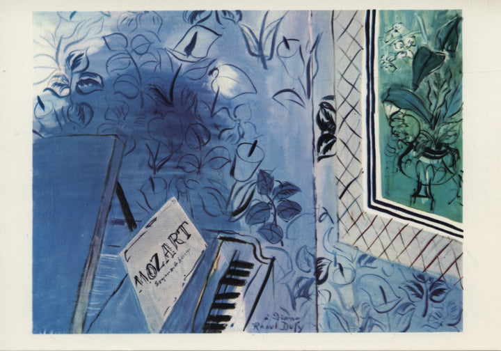 Le Mozart Bleu by Raoul Dufy - 4 X 6 Inches (10 Postcards)