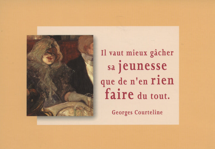 En Cabinet Particulier by Henri de Toulouse-Lautrec - 4 X 6 Inches (10 Postcards)