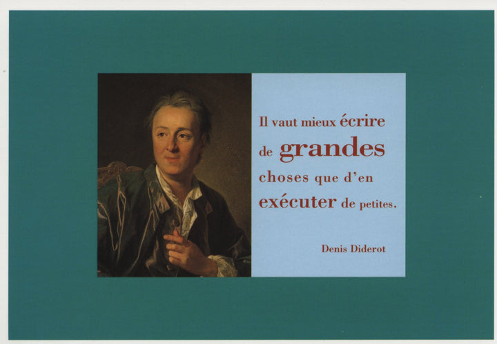 Denis Diderot - 4 X 6 Inches (10 Postcards)
