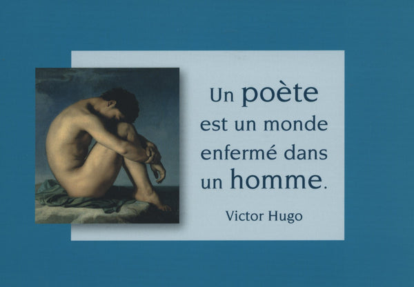 Jeune Homme Nu Assis au Bord de la Mer by Hippolyte Flandrin - 4 X 6 Inches (10 Postcards)