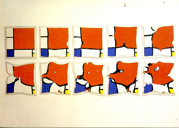 Mondrian by Pol Bury  - 4 X 6 Inches (10 Postcards)