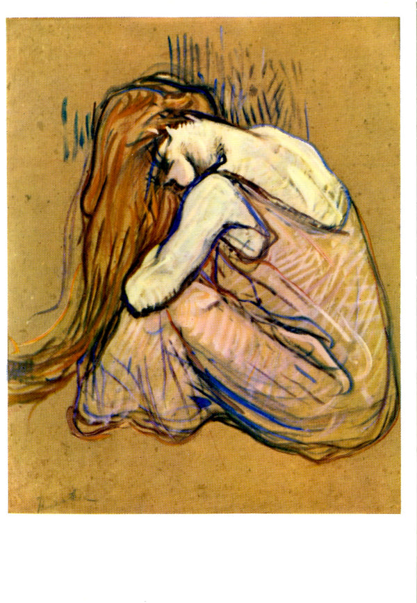 Femme se Peignant by Henri de Toulouse-Lautrec - 4 X 6 Inches (10 Postcards)