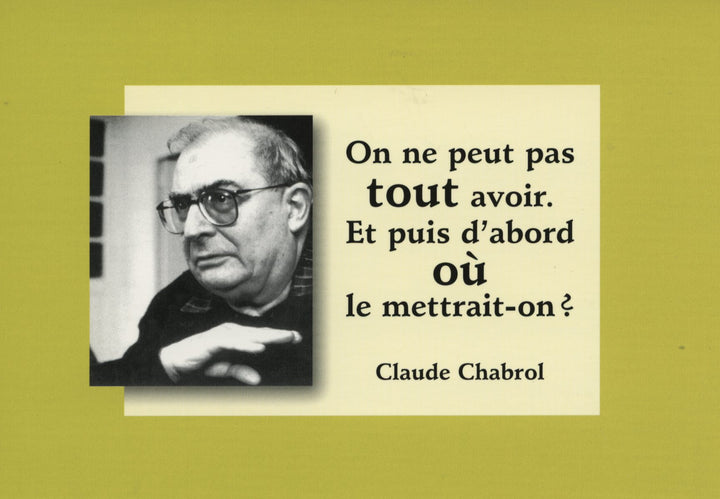 Claude Chabrol dirigeant de la Cérémonie - 4 X 6 Inches (10 Postcards)