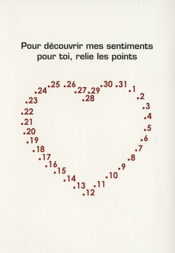 Petit Livre de Je t'Aime - 4 X 6 Inches (10 Postcards)