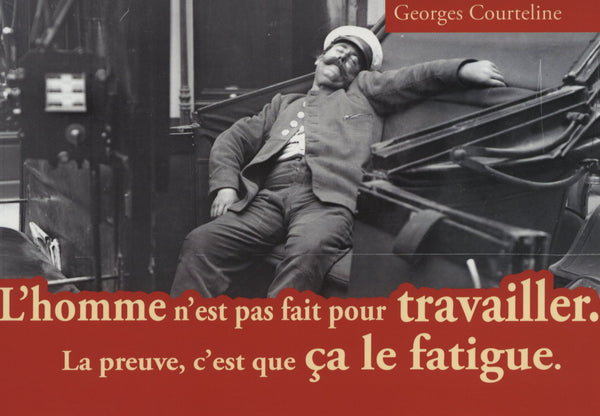 Chauffeur de Taxi Faisant la Sieste by Maurice Branger - 4 X 6 Inches (10 Postcards)