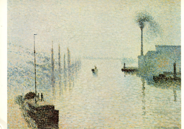Rivière, tôt le matin, 1888 by Camille Pissarro - 4 X 6 Inches (10 Postcards)