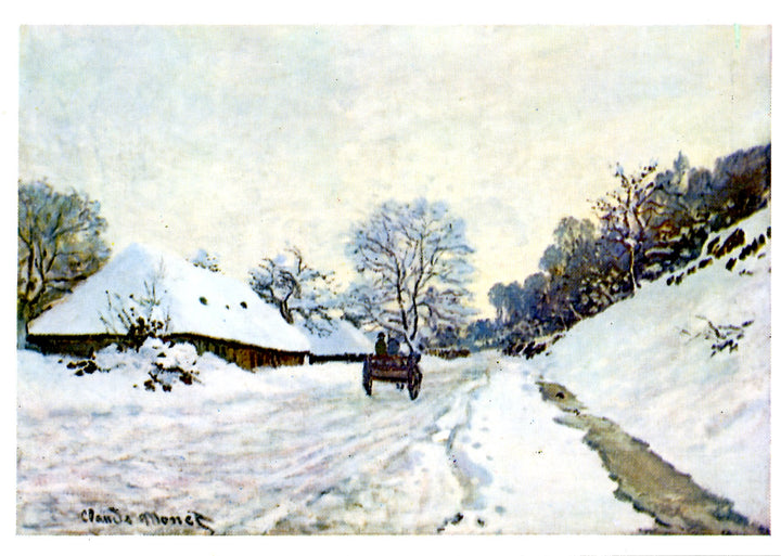 La charette by Claude Monet - 4 X 6 Inches (10 Postcards)
