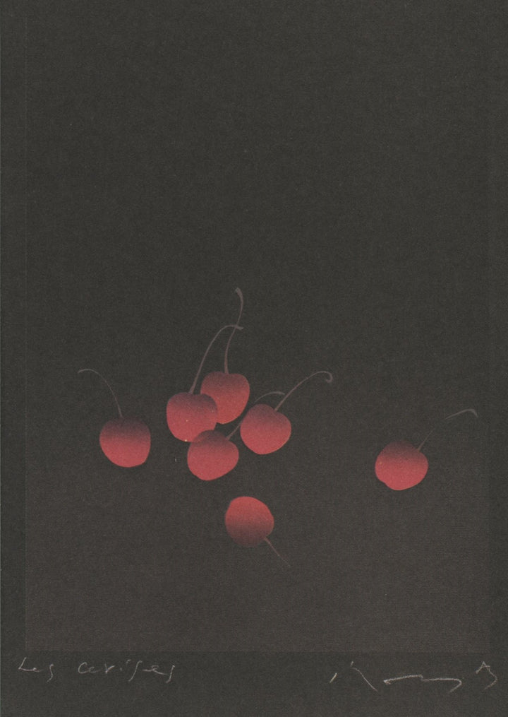 Cerises by Kozo - 4 X 6 Inches (10 Postcards)