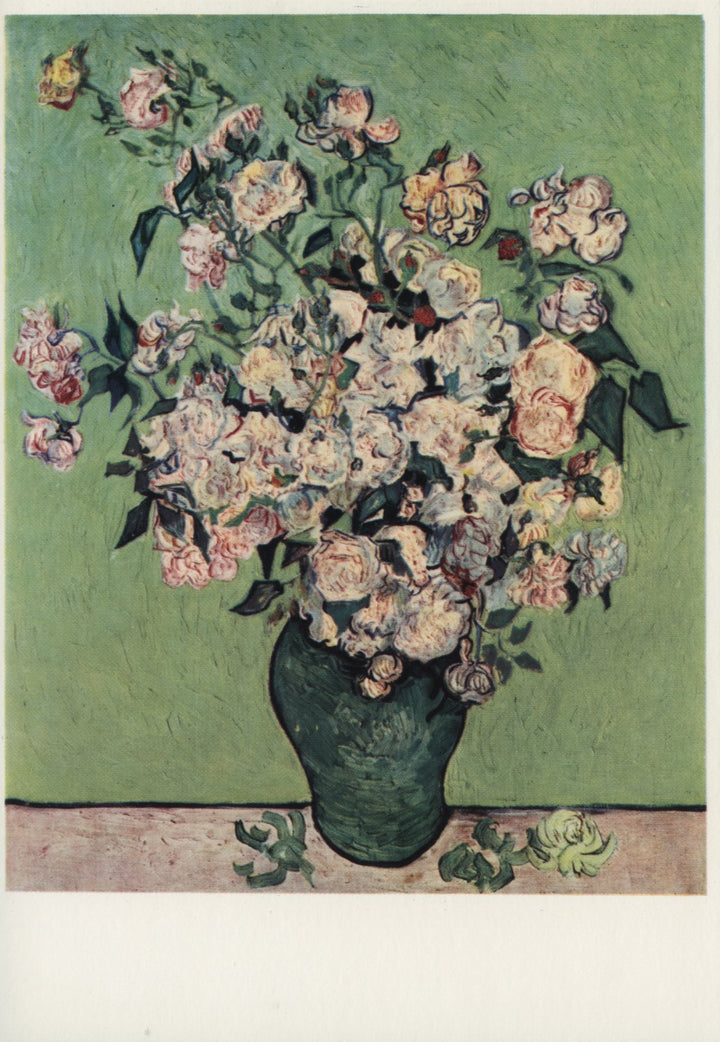 Roses Blanches by Vincent Van Gogh - 4 X 6 Inches (10 Postcards)