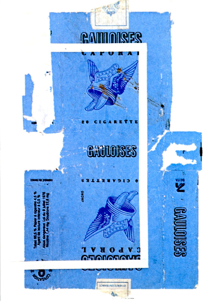 Paquet de gauloises bleues by Buraglio - 4 X 6 Inches (10 Postcards)