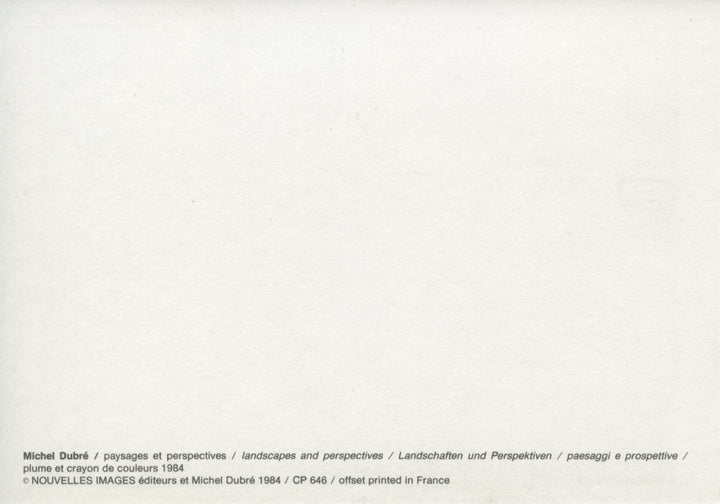 Paysages et Perspectives by Michel Dubré - 4 X 6 Inches (10 Postcards)