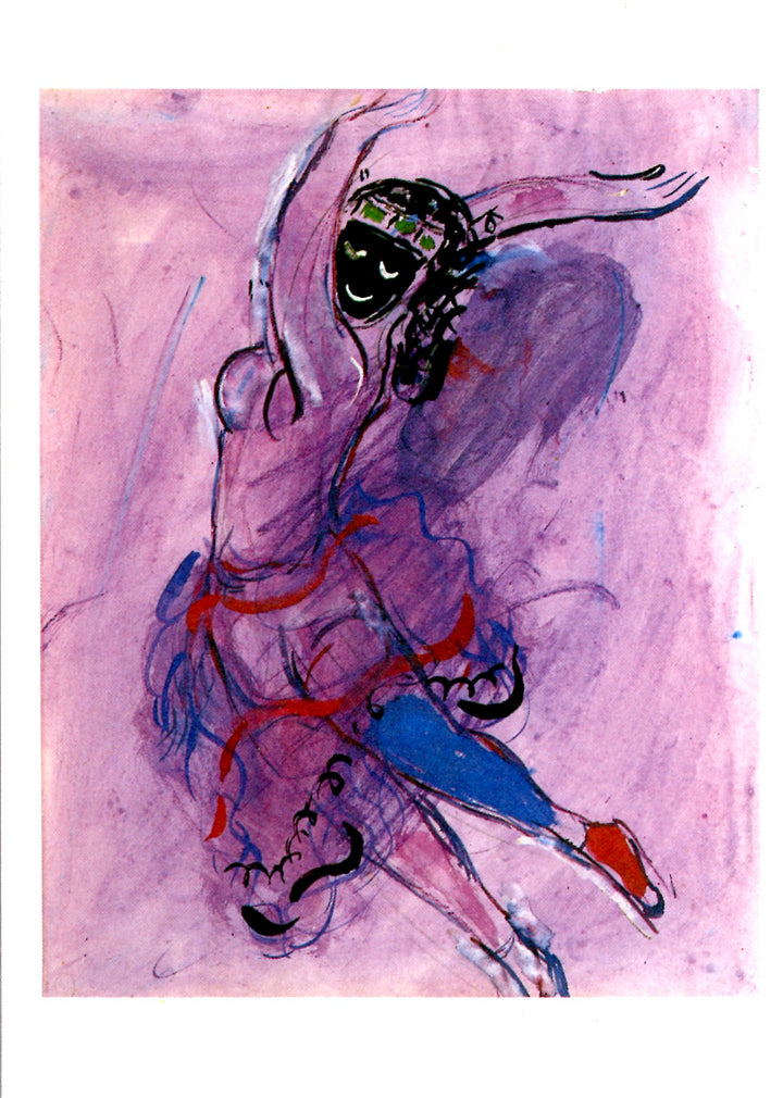 L'oiseau de feu, danseuse by Marc Chagall - 4 X 6 Inches (10 Postcards)