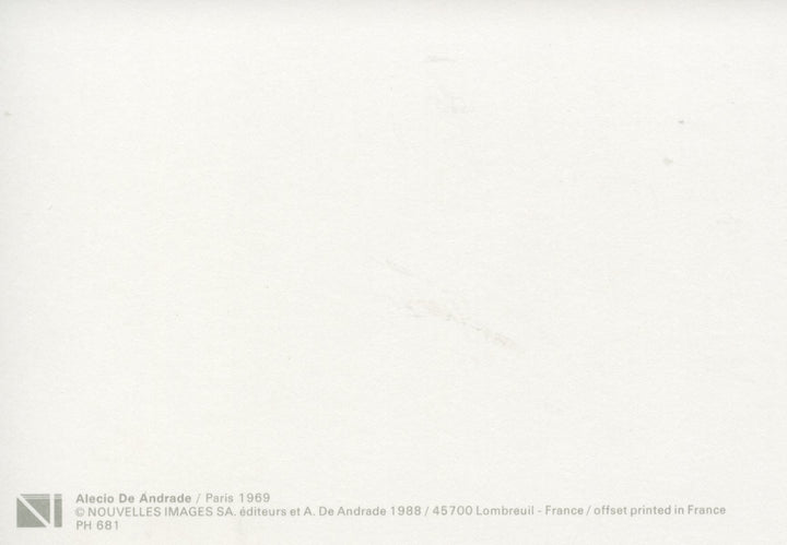 Paris, 1969 by Alecio De Andrade - 4 X 6 Inches (10 Postcards)