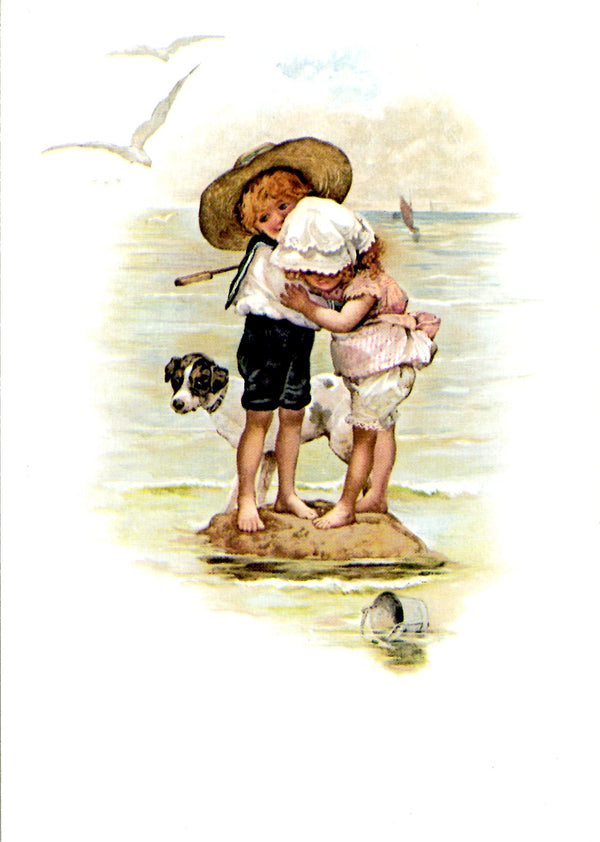 Le petit frère by Harriet M. Bennet - 4 X 6 Inches (10 Postcards)