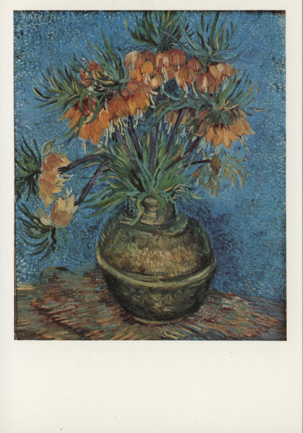 Fritillaires Couronne Impériale dans un Vase de Cuivre, 1886 by Vincent Van Gogh - 4 X 6 Inches (10 Postcards)