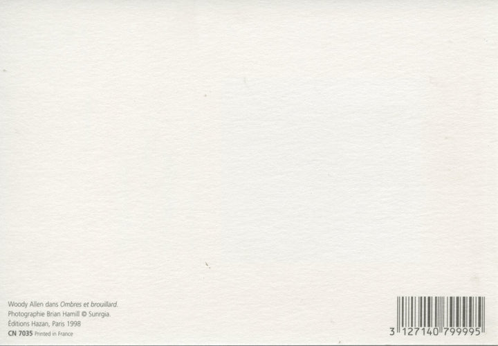 Woody Allen dans Ombres et Brouillard - 4 X 6 Inches (10 Postcards)