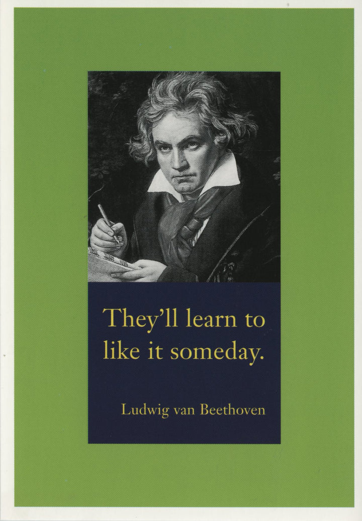 Beethoven Composant la Missa Solemnis by Josef Stieler - 4 X 6 Inches (10 Postcards)