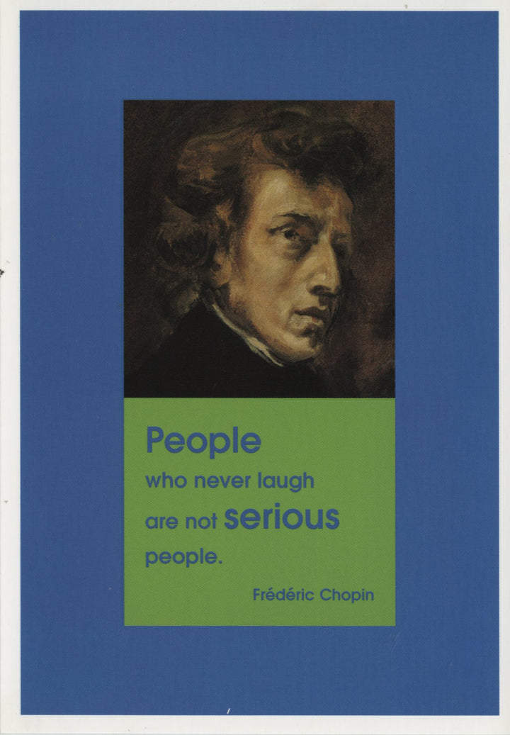 Eugène Delacroix by Frédéric Chopin - 4 X 6 Inches (10 Postcards)