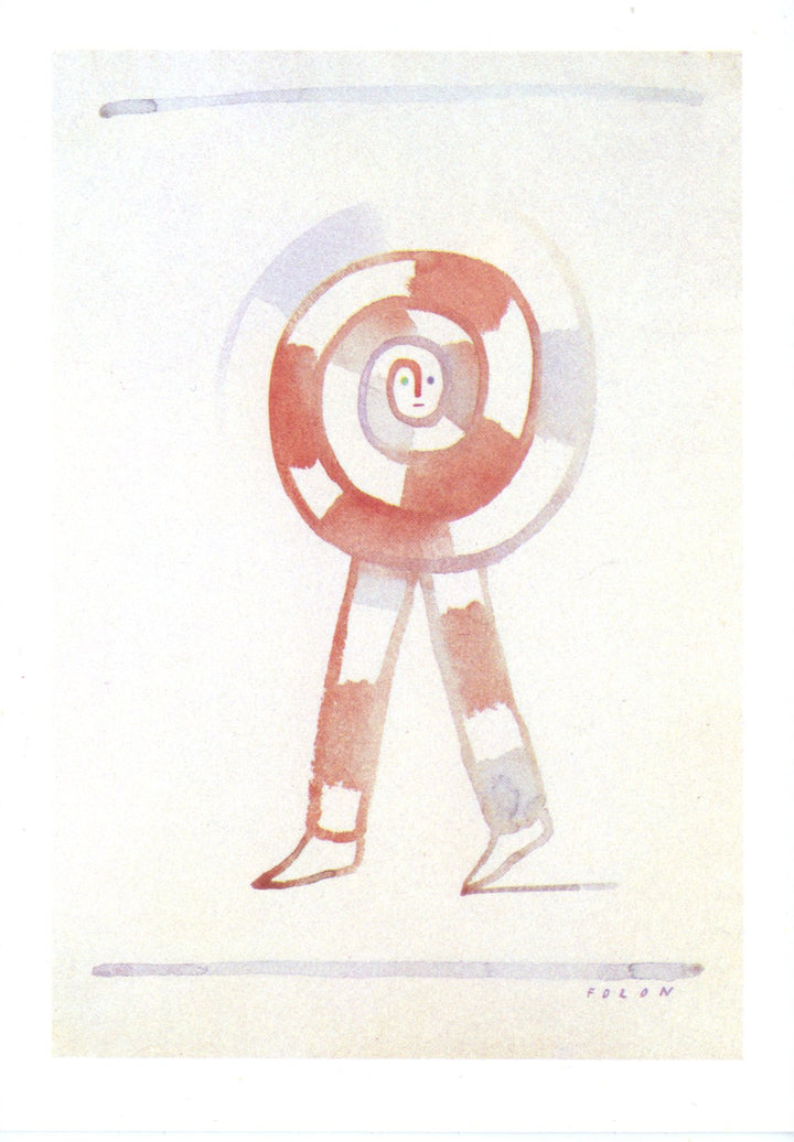 Spirale by Jean-Michel Folon - 4 X 6 Inches (10 Postcards)