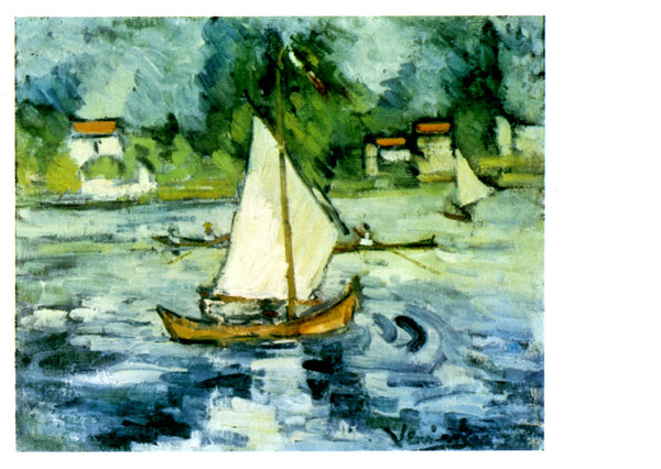 A Chatou by Maurice de Vlaminck - 4 X 6 Inches (10 Postcards)