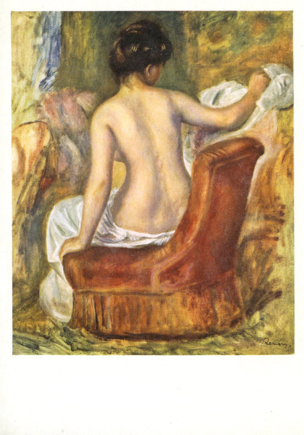 Nu au fauteuil by Pierre Auguste Renoir - 4 X 6 Inches (10 Postcards)