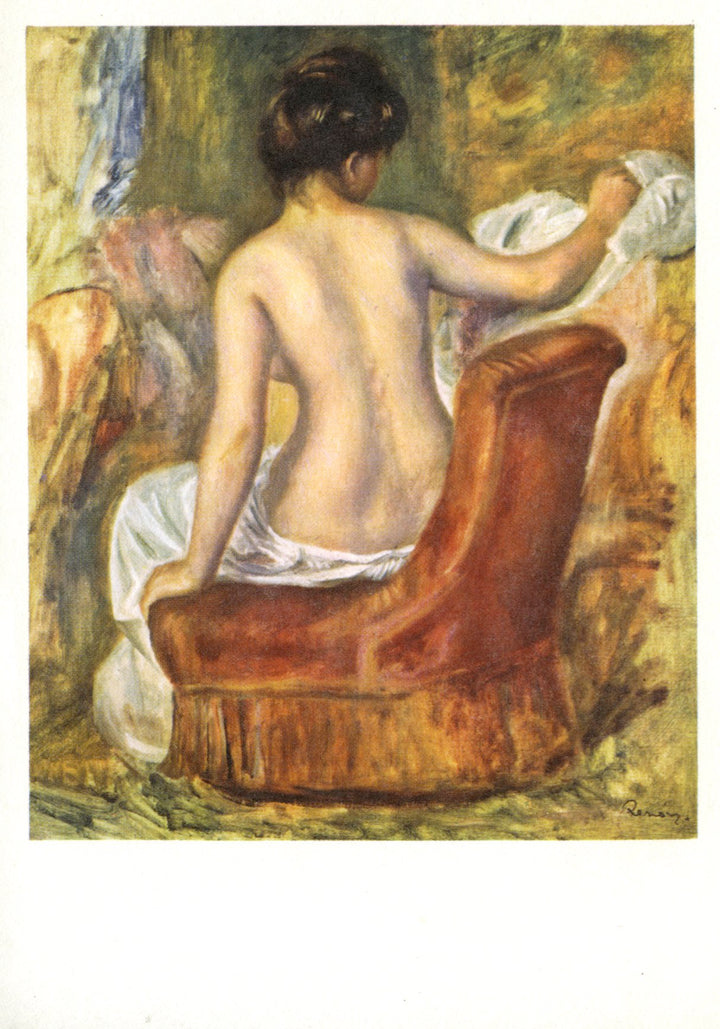 Nu au fauteuil by Pierre Auguste Renoir - 4 X 6 Inches (10 Postcards)