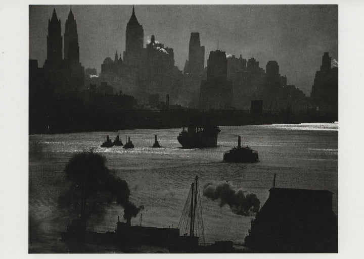 Lower Manhattan and the Hudson River by Andreas Feininger - 4 X 6 Inches (10 Postcards)