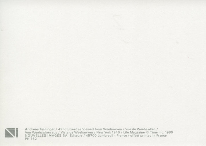 Vue de Weehawken by Andreas Feininger - 4 X 6 Inches (10 Postcards)