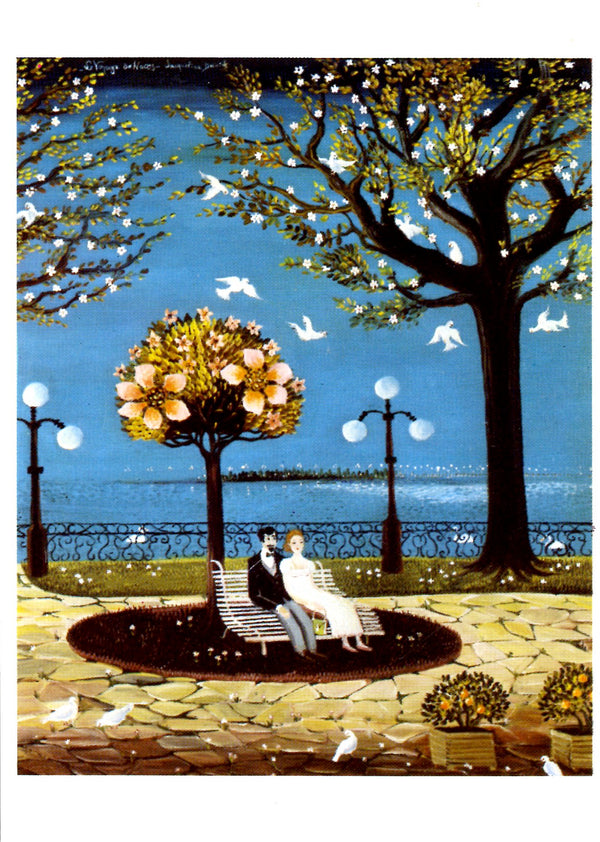 Le voyage de noces, 1977 by Jacqueline David - 4 X 6 Inches (10 Postcards)