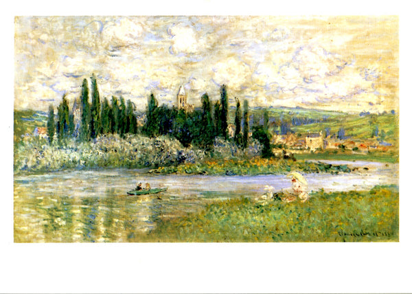 Vétheuil-sur-Seine, 1880 by Claude Monet - 4 X 6 Inches (10 Postcards)
